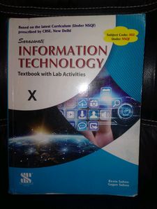 CBSE class 10 Information Technology book