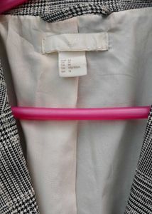 H&amp;M Plaid Blazer
