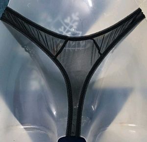 Black Embroidered Thong 🖤