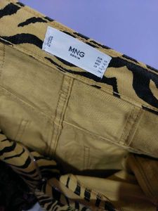 Mango Animal Print Jeans