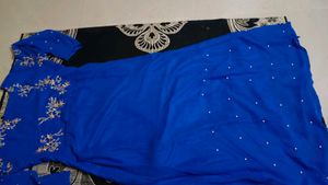 Robbin Blue full gown, gerogette,inner satin