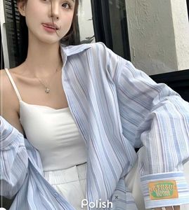 New With Tag Korean Striped Oversized Shirt