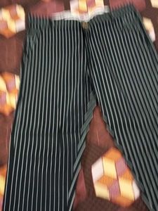 Striped Black Pants