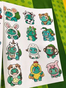 Cute Animal Stickers Pokemon