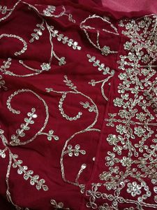Elegant Maroon Embroidered Salwar Kameez
