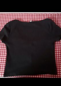 H&amp;M Ribbed Coffee Brown Top