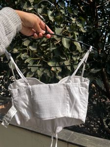 Zara White Crochet Top🤍🕸️