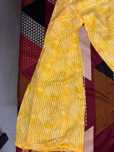 Yellow Tie-Front Top