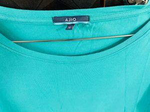 Bell sleeves cyan Tunic - Shirt Dress