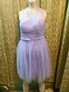 Lavender Tulle Mini Dress