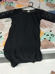 Elegant Black Lace Top