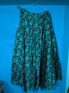 Floral Print Lahenga with Blouse