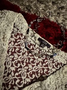 Lace coquette Crop Top