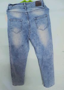 Acid Wash Denim Jeans