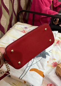 Mk Red Sling Bag