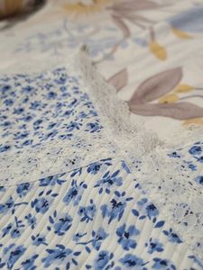 Floral Lace Trim Cami Top