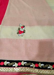 Designer Sari With Paded Blouse