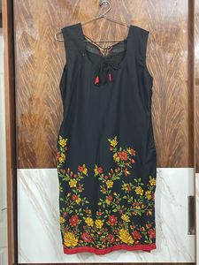 Black And Red Kurta Salwar