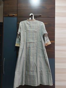 Biba Grey Color Kurta