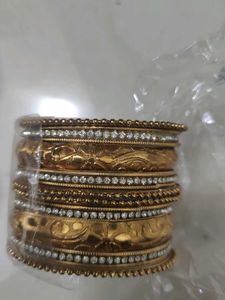 Golden Bangles Set