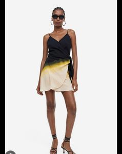H&amp;M Shaded Wrap Around Dress