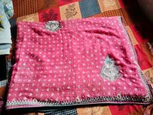 Dusty Pink Pearl Saree 🦪🌹