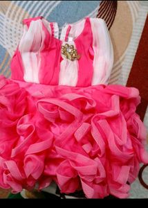 Combo Of Birthday Frock And Bellies