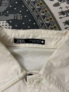 ZARA offwhite overshirt jacket