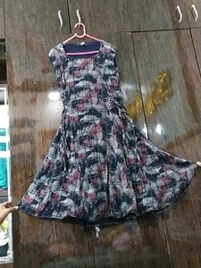 Girls One Piece Cum Long Skirt (Heavy Quality)