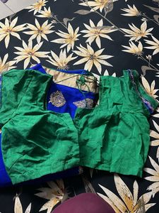 Elegant Blue Saree with Blouse