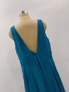 Elegant Teal Maxi Dress