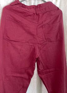 Reddish Pink Colored Pant