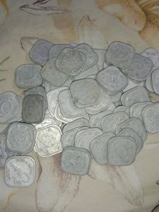 2 - 3- 5-10 - 20 Rare Indian Coins Set