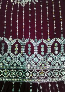 Dark Purple Colour Girl Sharara Dress
