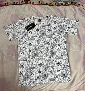 White Cotton T-Shirt For Men And Women