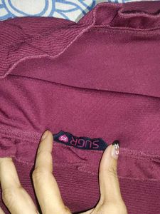One Shoulder Crop Top Sugr Branded