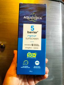 Aqualogica Barrier Repair Sunscreen🌸