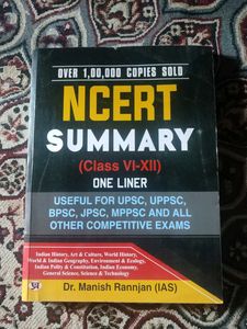NCERT Summary (Class VI-XII) - UPSC & Competitive