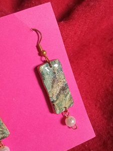 Handmade Pearl Drop Earrings