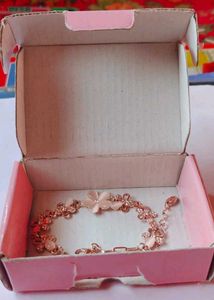 Rose Gold Flower Bracelet