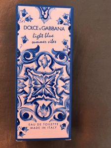 D&amp;G Light Blue Summer Vibes Perfume