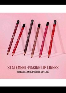 Bold Matte Lipliner Pack Of 12 Pcs