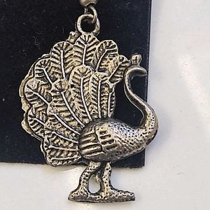 Peacock Dangle Earrings