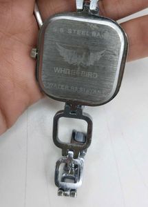 white bird Elegant Green Dial Watch