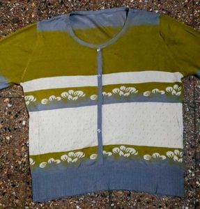 Striped Floral Cardigan