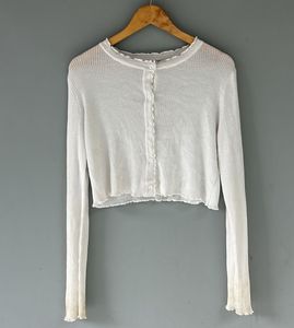 White Knit Cardigan