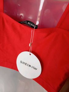 Red tank top
