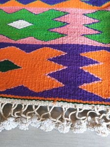 Multi Colored Hand Weaved Durri/carpet