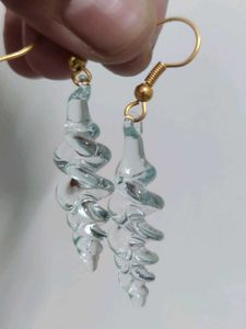 Hand Blown Glass Earrings - Unique Collection