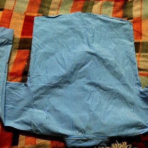 Blue Striped Long Sleeve Shirt